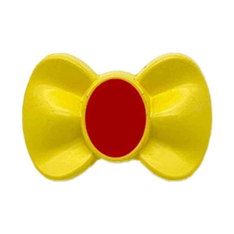 21.5mm Colorful Bow-Shaped Plastic Buttons with Shanks for Children's Clothing 200 Pack - Lots of Buttons