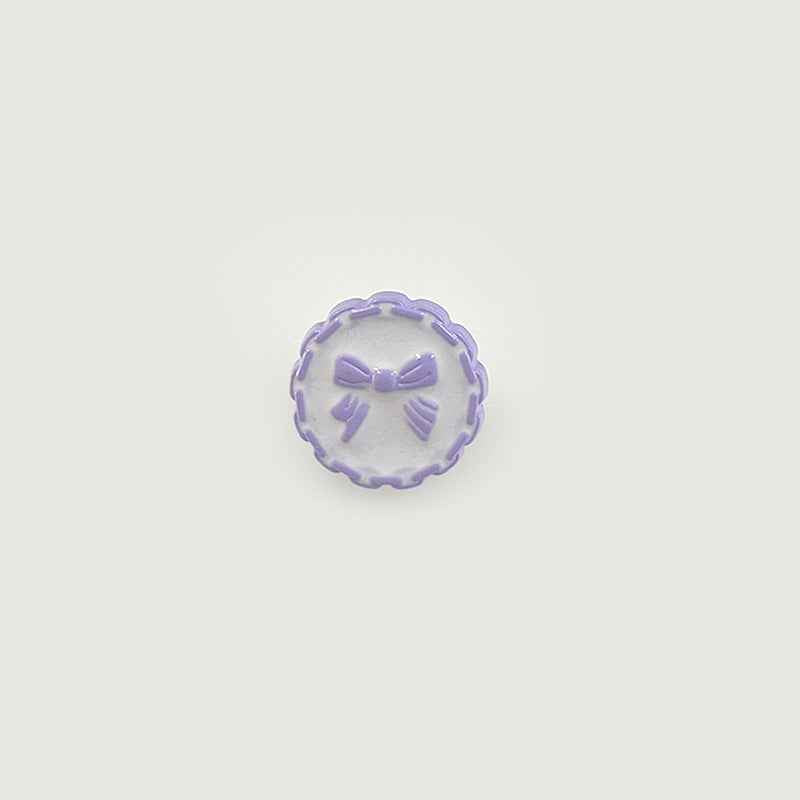 18mm Colorful Chain-Edged Bow Plastic Buttons for Children's Sweaters 60 Pack - Lots of Buttons