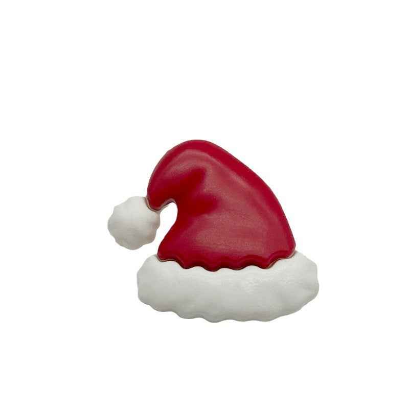 20mm Christmas Themed Colorful Hat Plastic Shank Buttons for Children's Cape Coat 49 Pack - Lots of Buttons