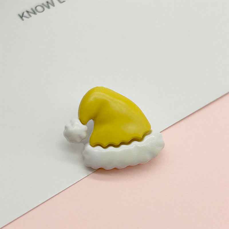 20mm Christmas Themed Colorful Hat Plastic Shank Buttons for Children's Cape Coat 49 Pack - Lots of Buttons