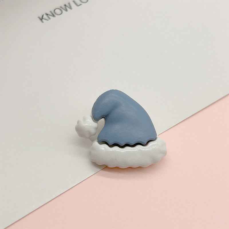 20mm Christmas Themed Colorful Hat Plastic Shank Buttons for Children's Cape Coat 49 Pack - Lots of Buttons