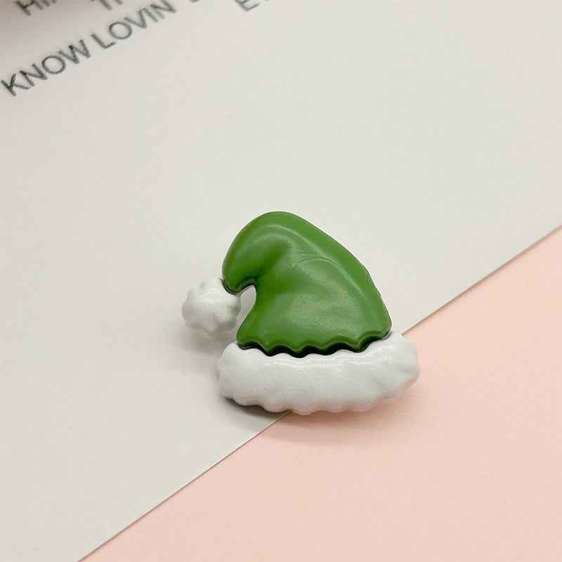 20mm Christmas Themed Colorful Hat Plastic Shank Buttons for Children's Cape Coat 49 Pack - Lots of Buttons