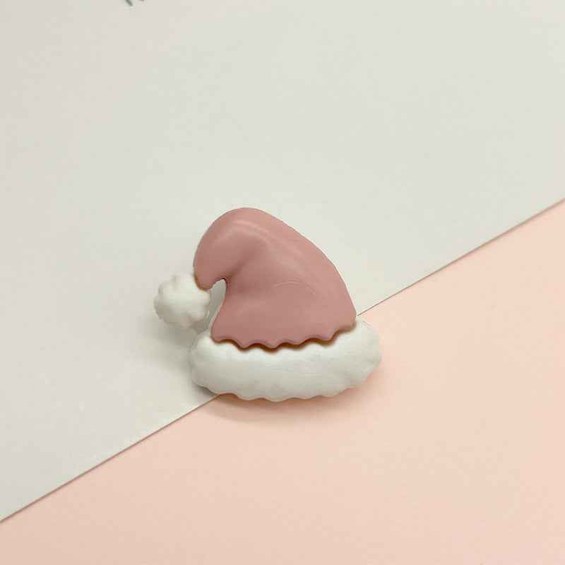 20mm Christmas Themed Colorful Hat Plastic Shank Buttons for Children's Cape Coat 49 Pack - Lots of Buttons