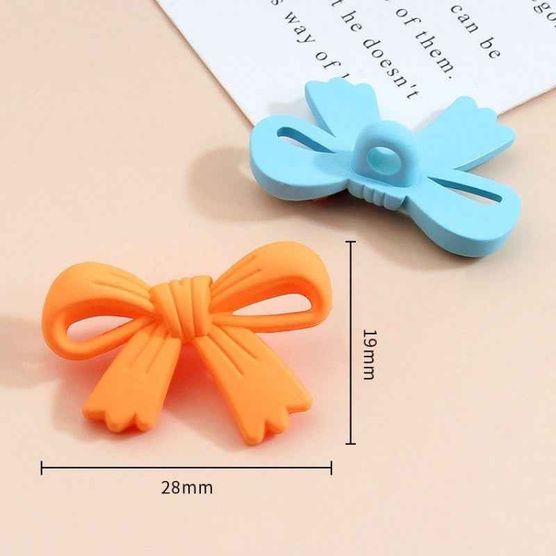 28mm Macaron Bow Plastic Buttons for Children's Apparel Hair Accessories 54 Pack - Lots of Buttons