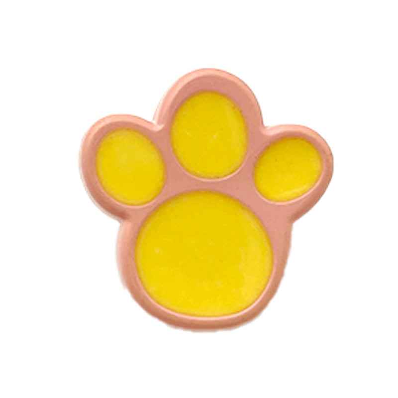 12.5/15/18mm Children's Colorful Little Paw Cartoon Plastic Shank Buttons 48 Pack - Lots of Buttons