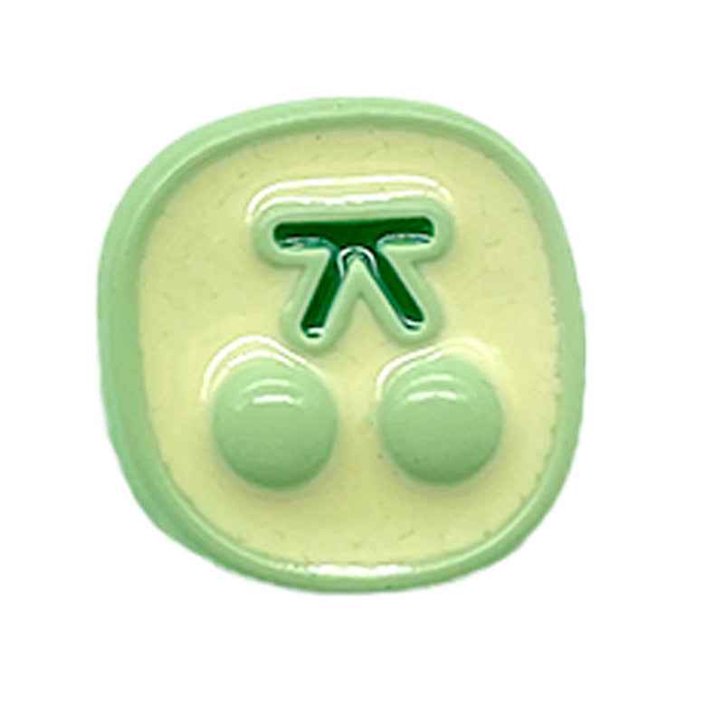 18mm Colorful Square Epoxy Cherry Plastic Buttons for Children's Clothing 196 Pack - Lots of Buttons
