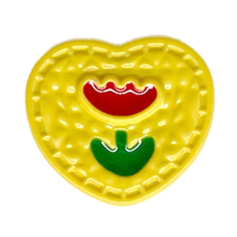 18/21.5mm Colorful Cartoon Heart-Shaped Plastic Buttons for Children's Clothing 196 Pack - Lots of Buttons