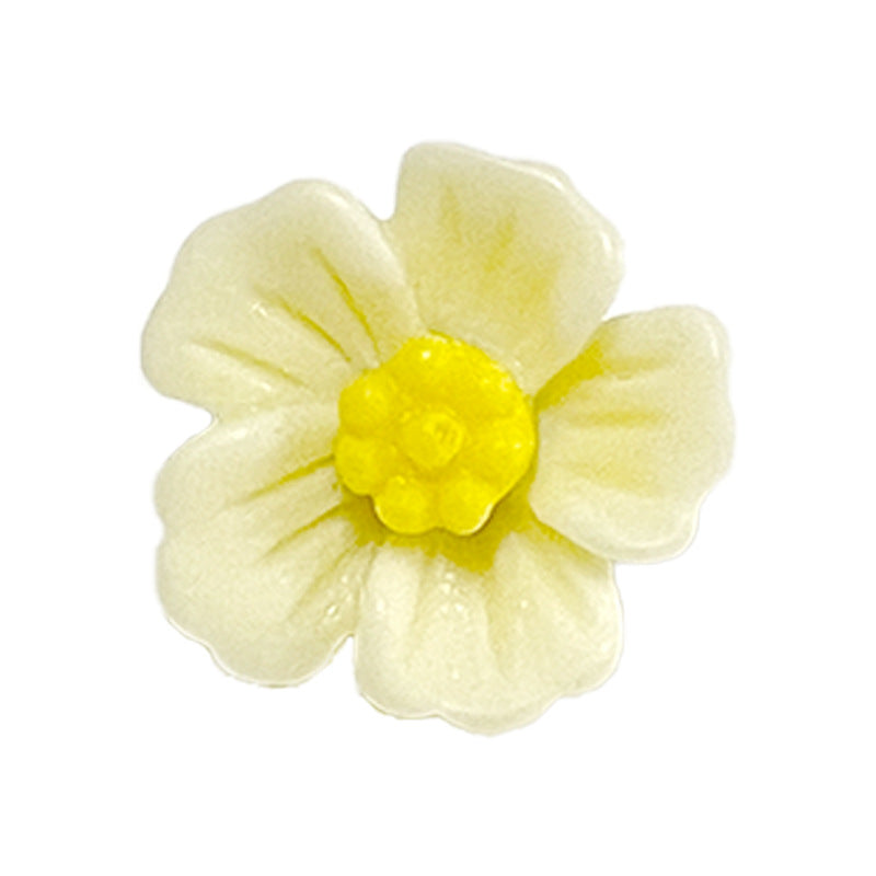Botones de costura de plástico en forma de flor coloridos de 14 mm con patas, paquete de 210