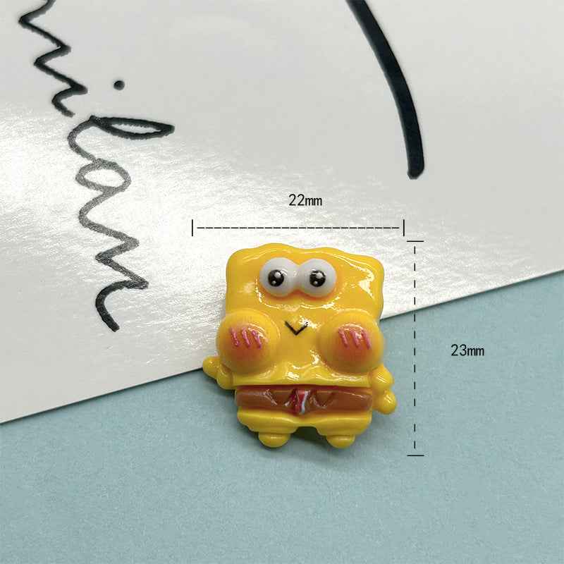 Cartoon SpongeBob Patrick Gary Resin Buttons with Metal Shanks for Children's Shirt 50 Pack - Lots of Buttons