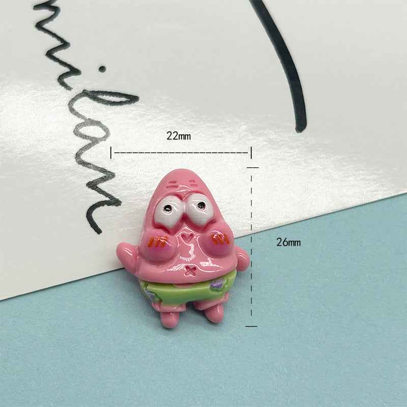 Cartoon SpongeBob Patrick Gary Resin Buttons with Metal Shanks for Children's Shirt 50 Pack - Lots of Buttons
