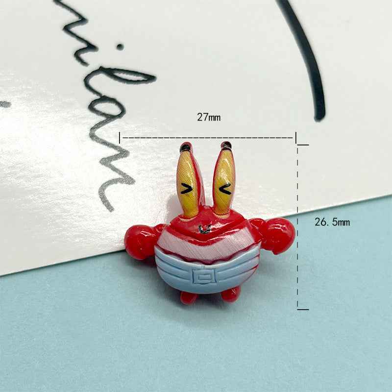 Cartoon SpongeBob Patrick Gary Resin Buttons with Metal Shanks for Children's Shirt 50 Pack - Lots of Buttons
