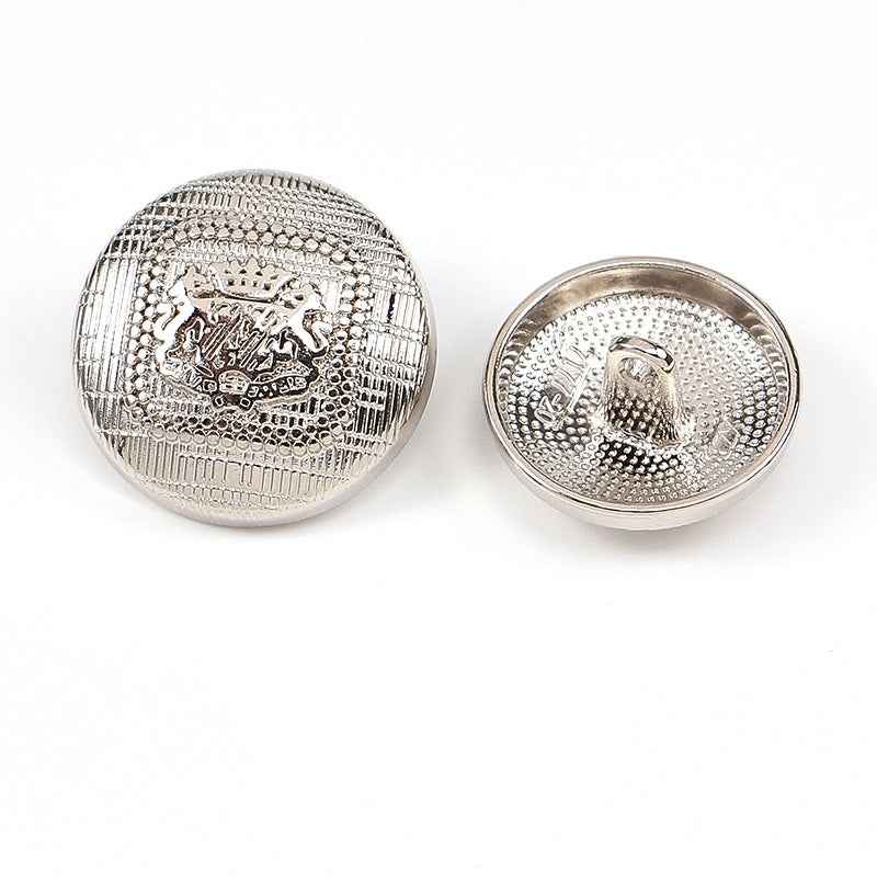 28L/32L/36L Speckled Texture Metal Shank Buttons for Clothing 30PCS