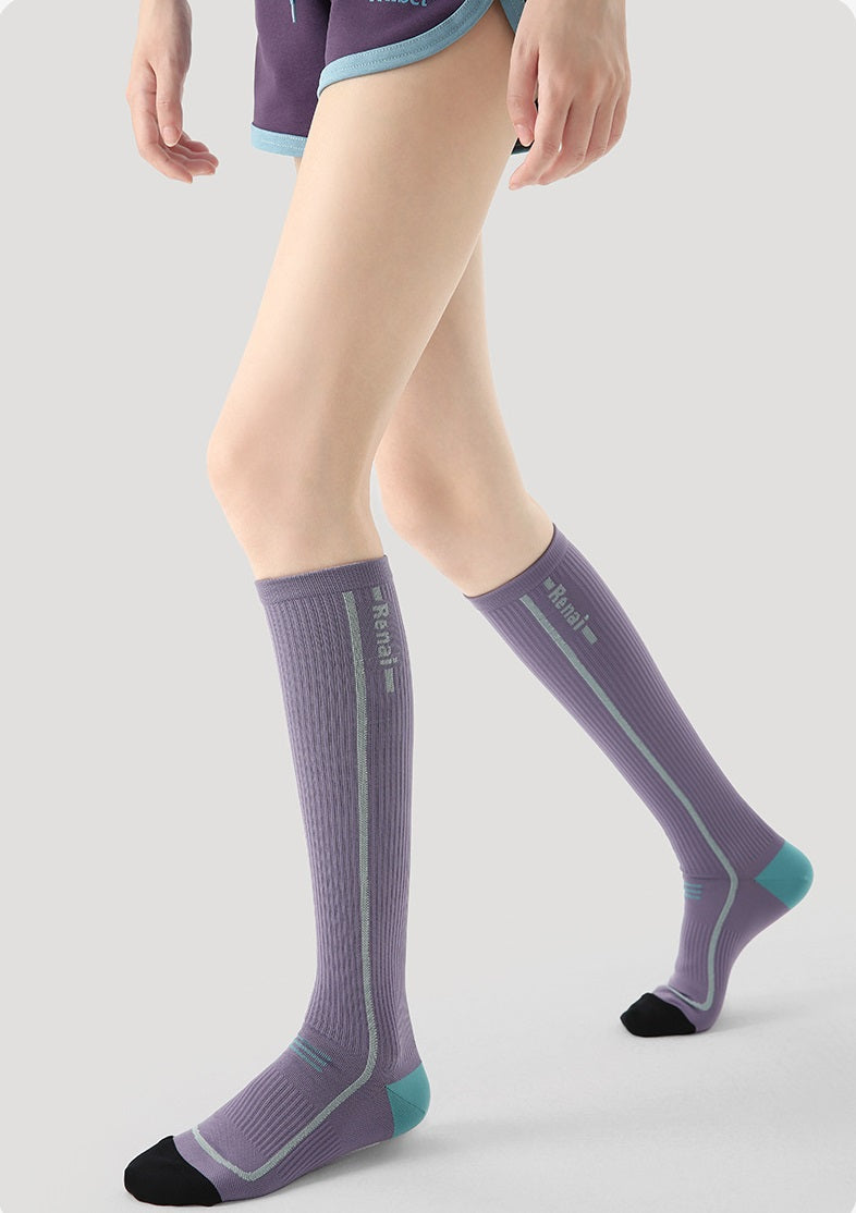 Thin Compression Running Socks for Women for Gym Jump Rope Workout