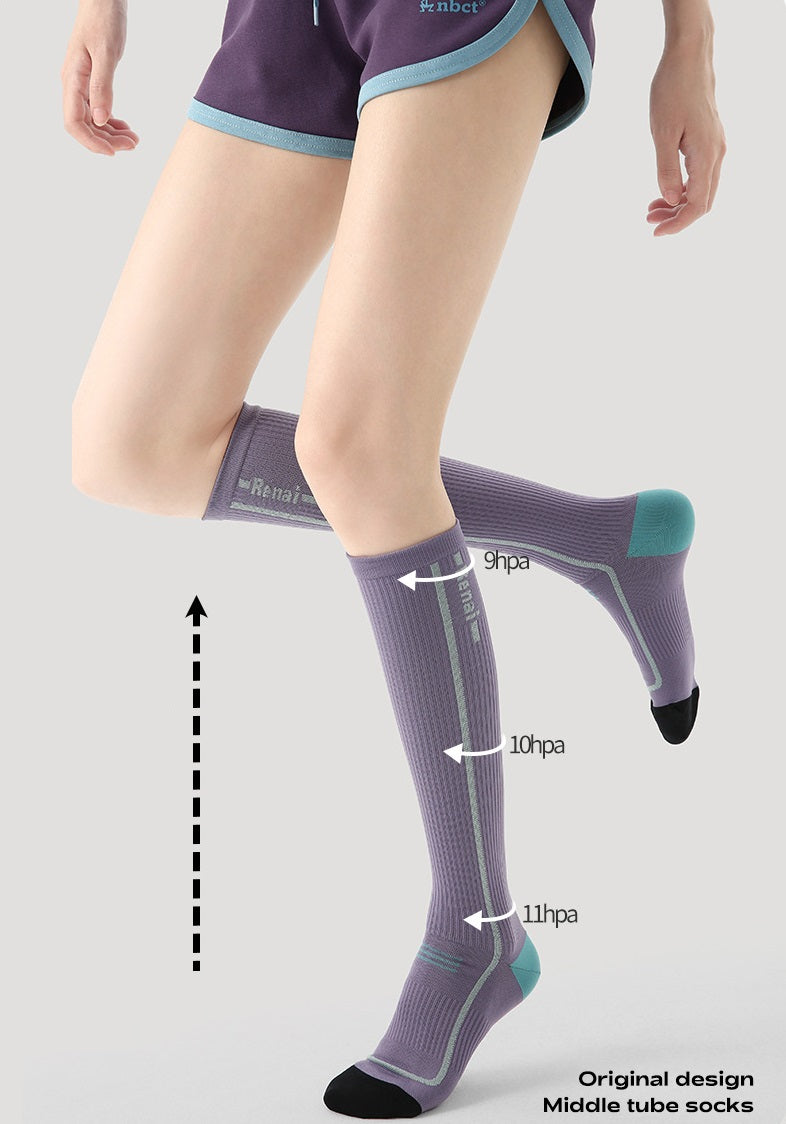 Thin Compression Running Socks for Women for Gym Jump Rope Workout