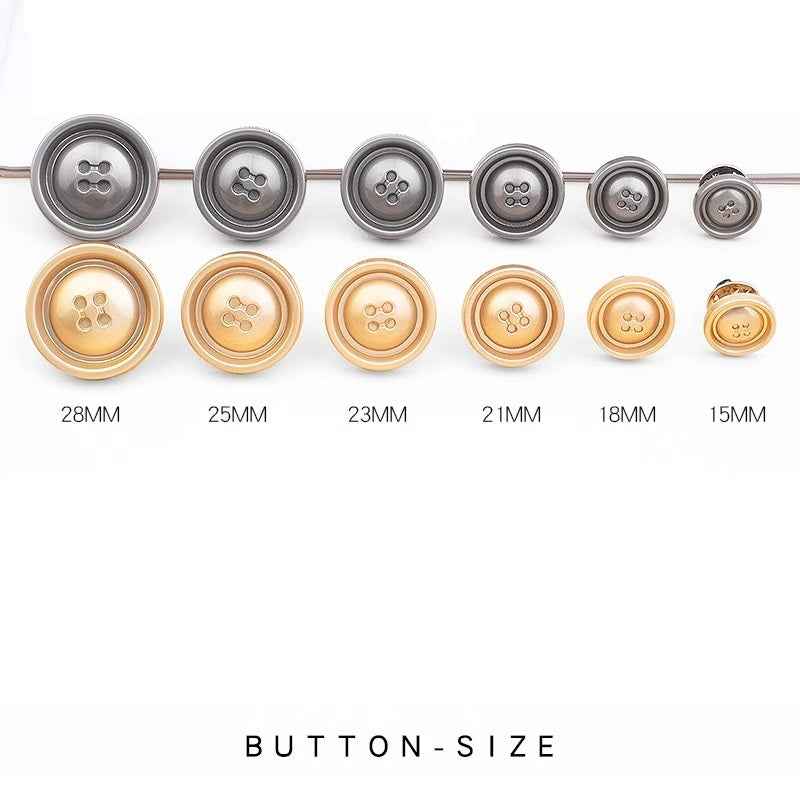No-Sew Detachable Pin Buttons - 36pcs Metal Snap Fastener Kit