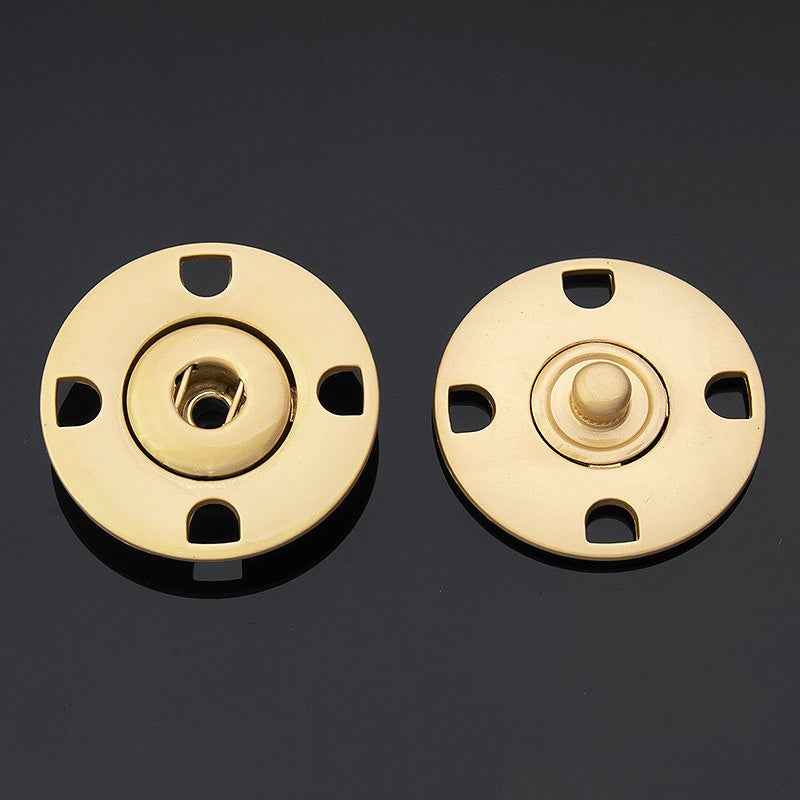 21mm/23mm/25mm Metal Hidden Snap Buttons 10pcs Invisible Fastener Set