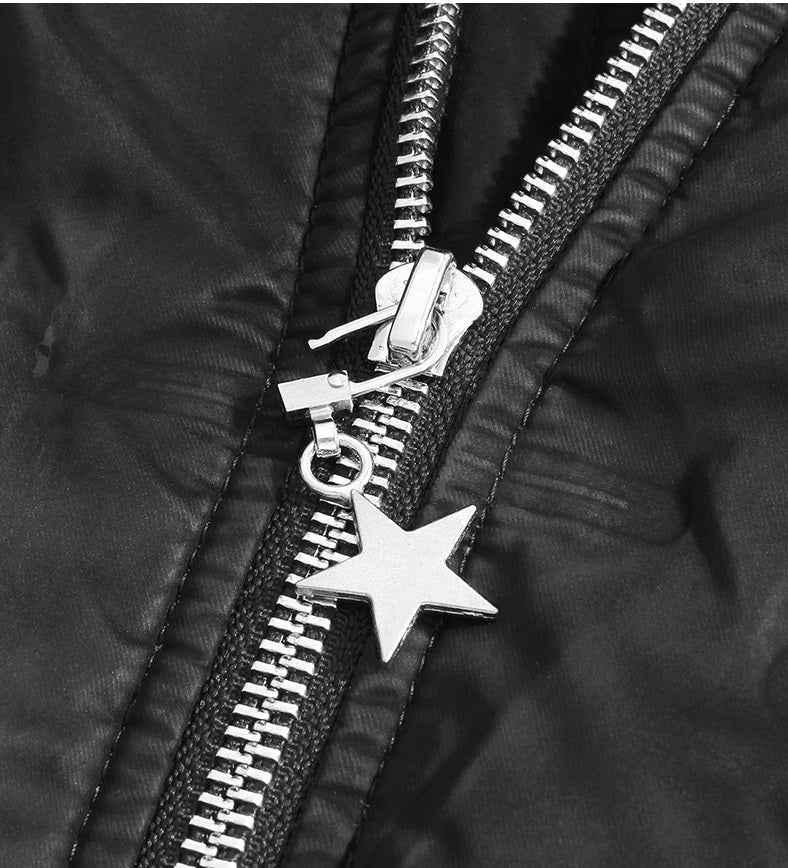 45mm x 20mm Detachable Star Charm Metal Zipper Pulls Sliders 15pcs