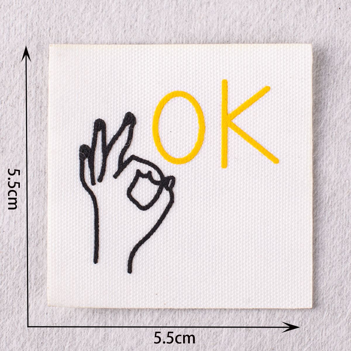 GIRL BOY OK Alfabet Patches: Idealiskt för att laga dunjackor 19 st