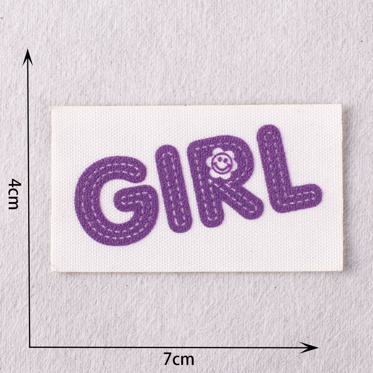 GIRL BOY OK Alfabet Patches: Idealiskt för att laga dunjackor 19 st