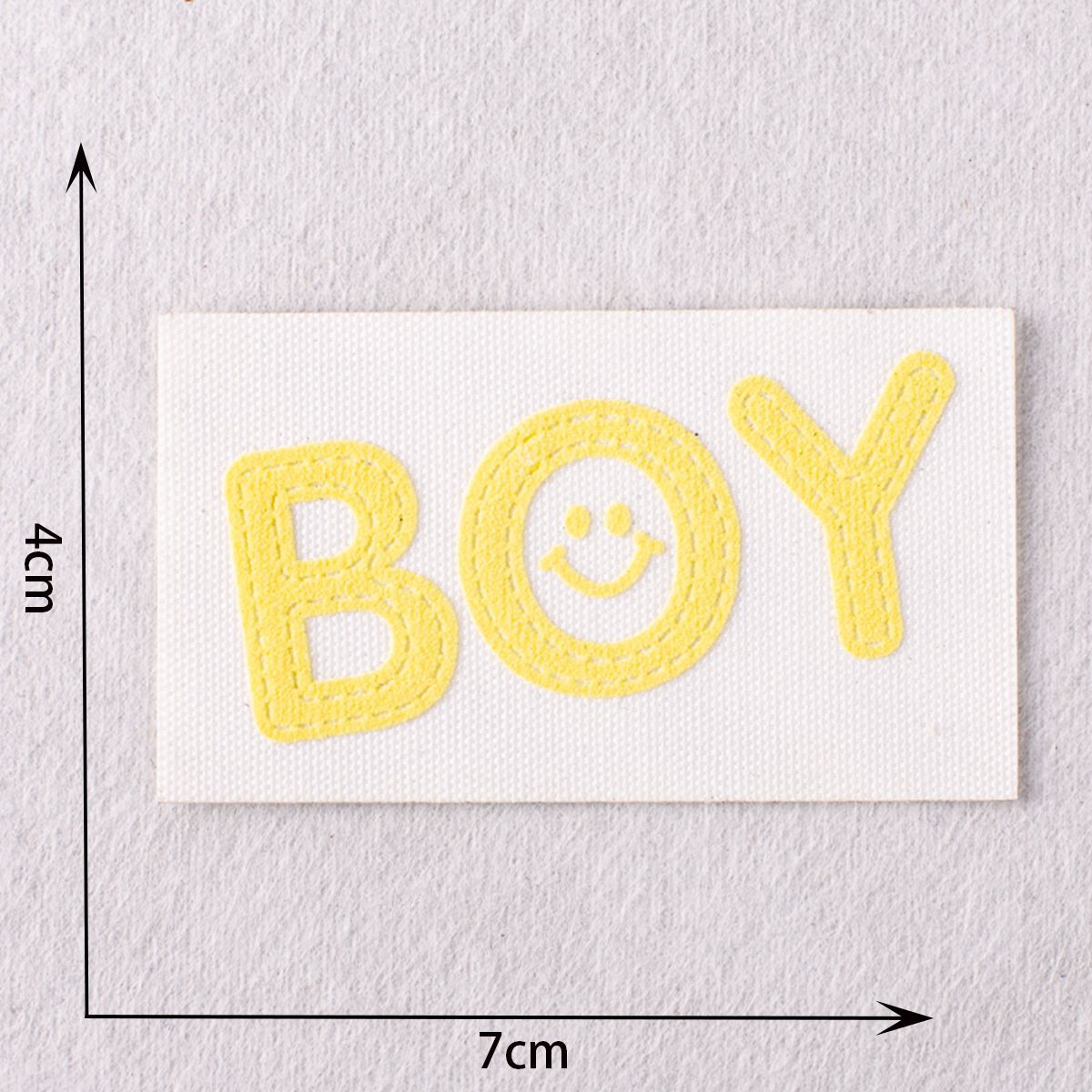 GIRL BOY OK Alfabet Patches: Idealiskt för att laga dunjackor 19 st