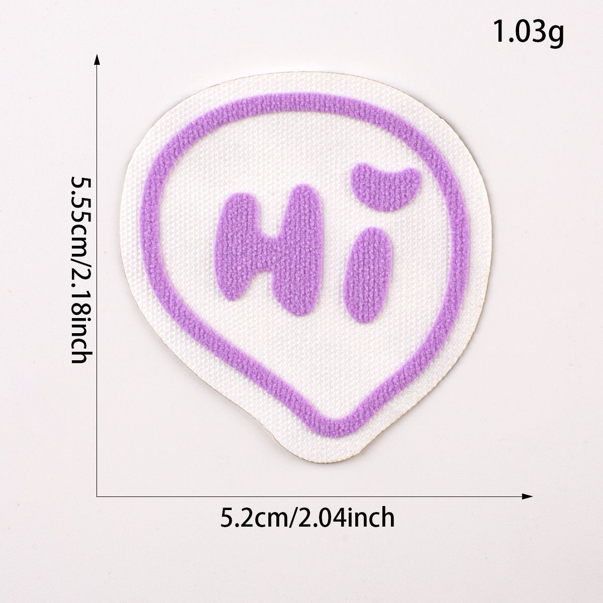3M Självhäftande Hi Baby Fotavtryck Alfabet 3D Patches för Barn 18ST