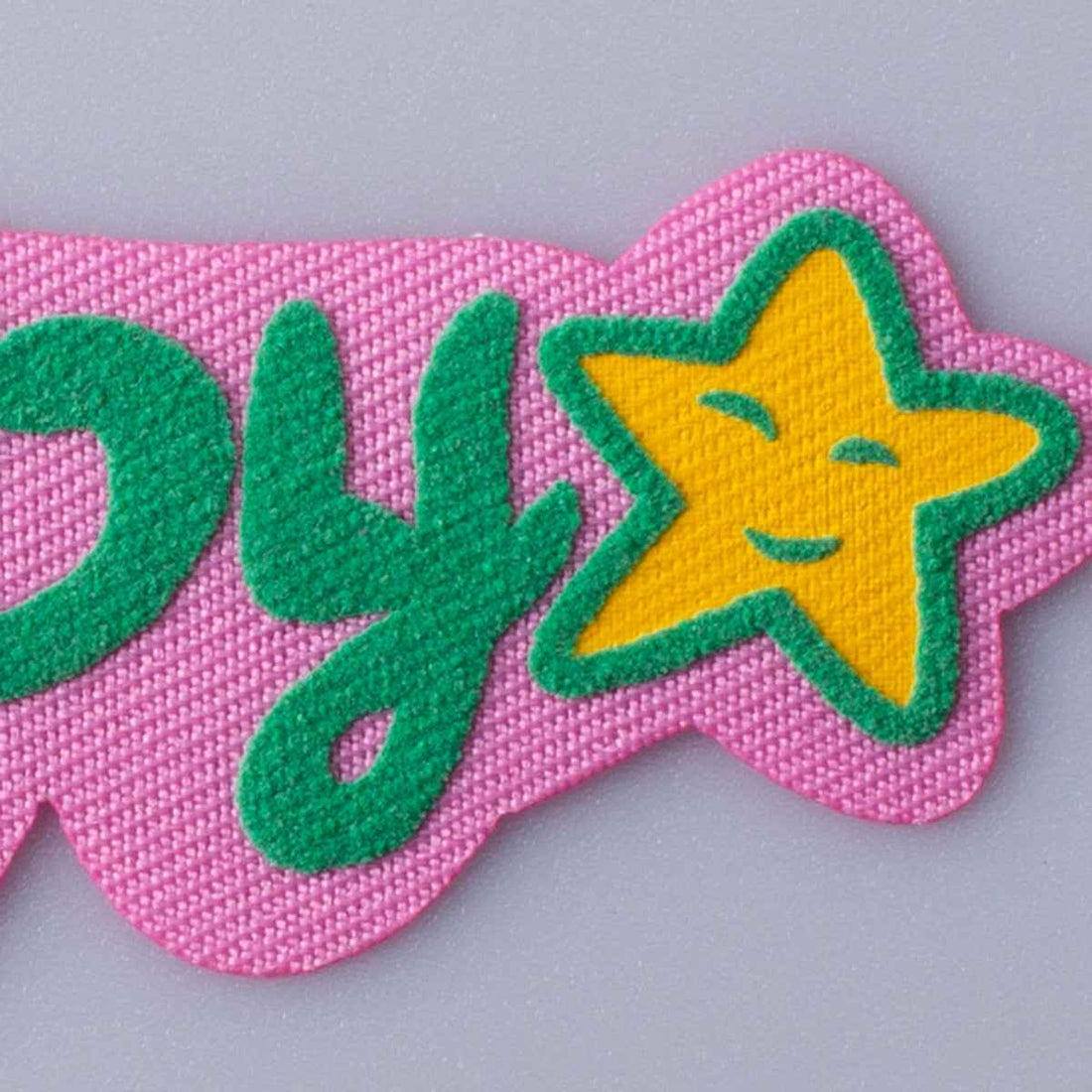 Vivid 3D 'Happy, Luck, Sweet, Good, Halloween' Fabric Patches 11pcs - Lots of Buttons