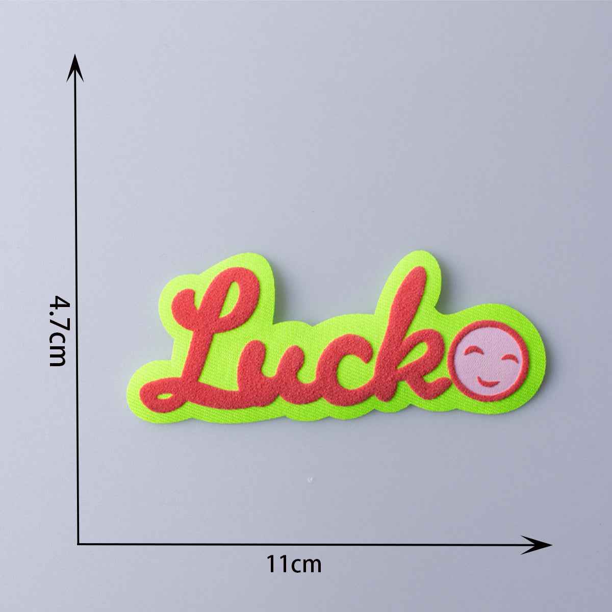 Vivid 3D 'Happy, Luck, Sweet, Good, Halloween' Fabric Patches 11pcs - Lots of Buttons