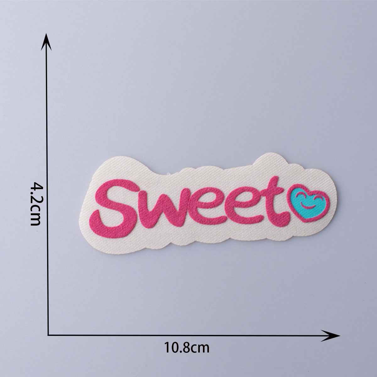 Vivid 3D 'Happy, Luck, Sweet, Good, Halloween' Fabric Patches 11pcs - Lots of Buttons