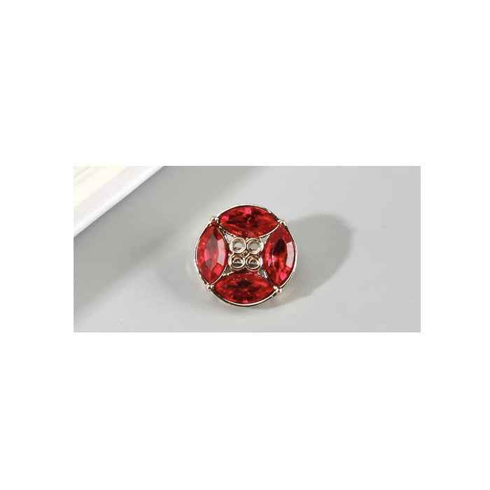 12.5/15/18mm French Rhinestone Shank Buttons for Dresses & Blouses 10pcs