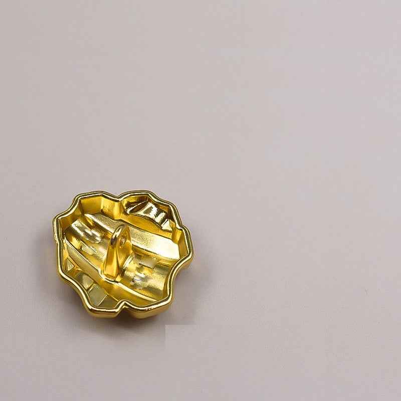 18mm Unique Tea-Gold Dome Metal Shank Buttons 20PCS