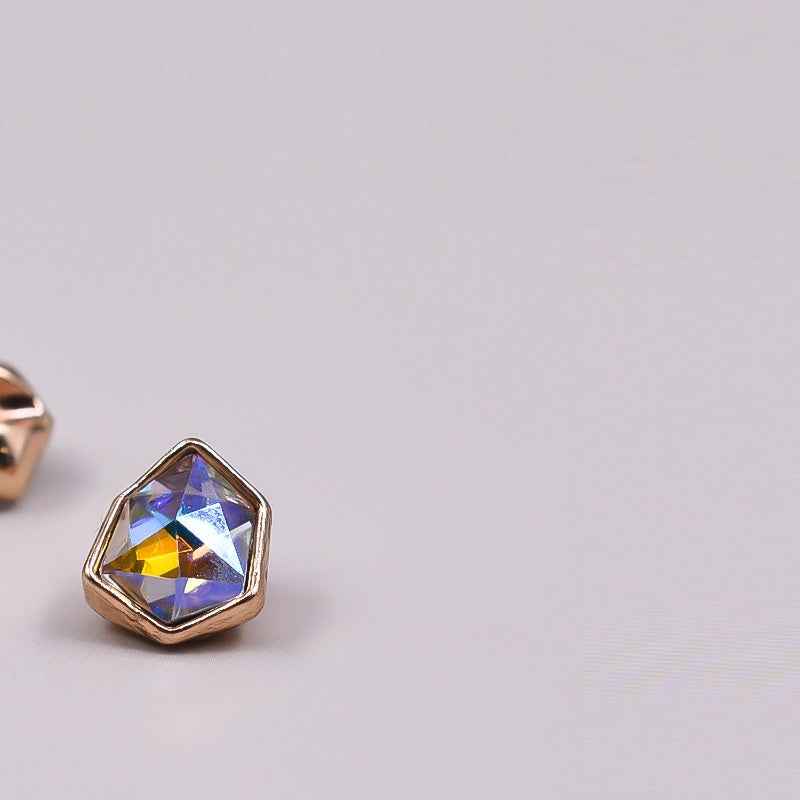10mm Irregular Rhinestone Buttons for Blouses Dress 48 Pack(8 Color)