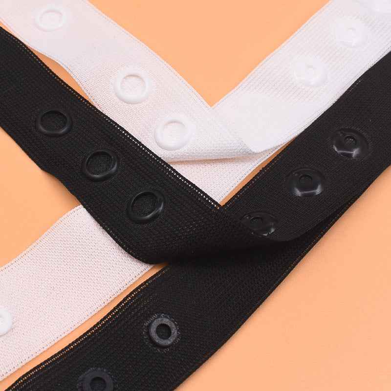18x18x36mm Spacing Sewing Snap Fastener Tape for Clothing 6 Yards