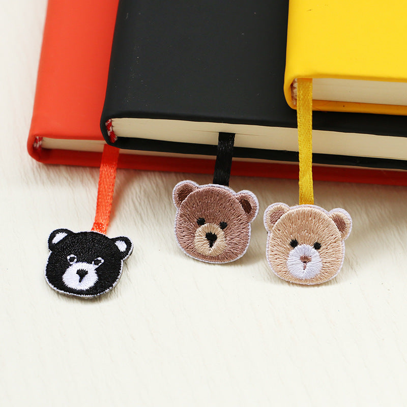 20mm Self-Adhesive Teddy Bear Head Patch for Clothes 6 Pack