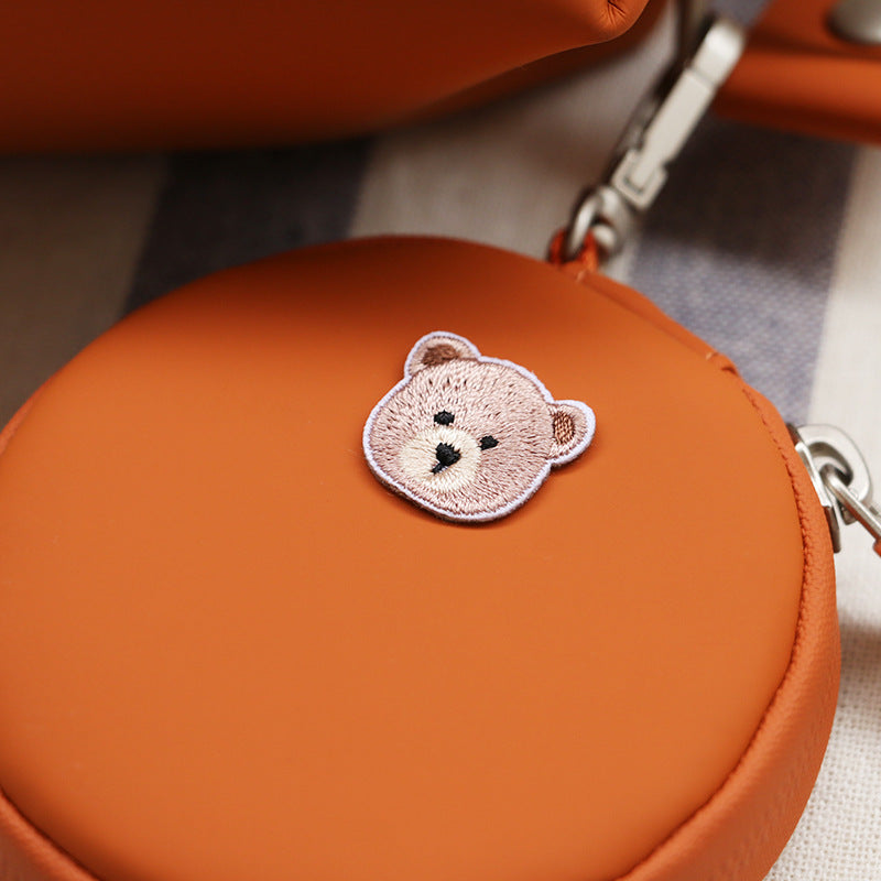 20mm Self-Adhesive Teddy Bear Head Patch for Clothes 6 Pack