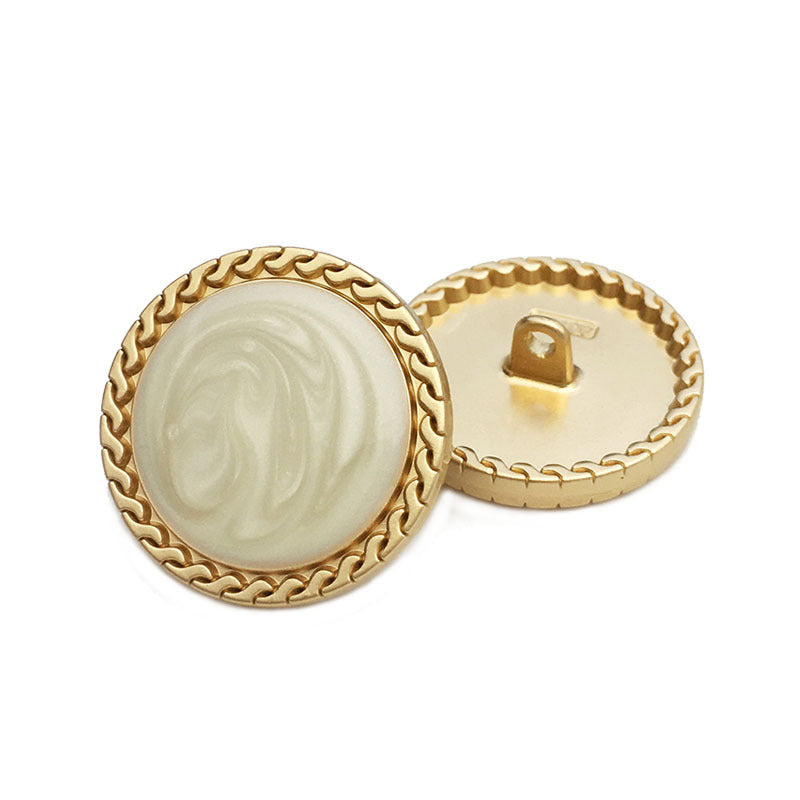 15mm/20mm/25mm Flat Resin Metal Shank Coat Buttons 20pcs