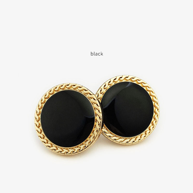 15mm/20mm/25mm Flat Resin Metal Shank Coat Buttons 20pcs