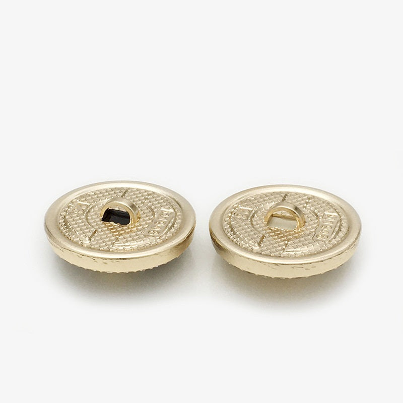 Bee-Shaped Rhinestone Metal-Resin Two-Tone Coat Buttons 20pcs