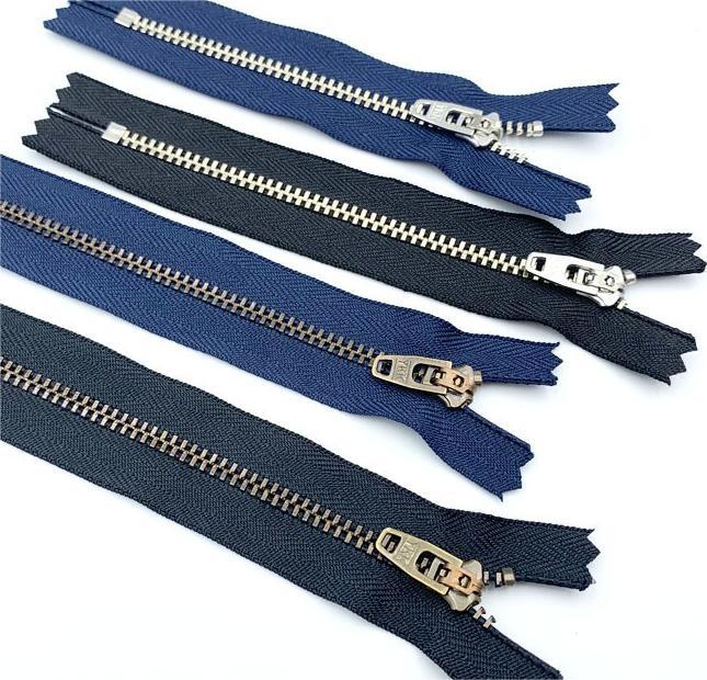 13cm/14cm/15cm YKK Metal Closed-end Zippers for Jeans